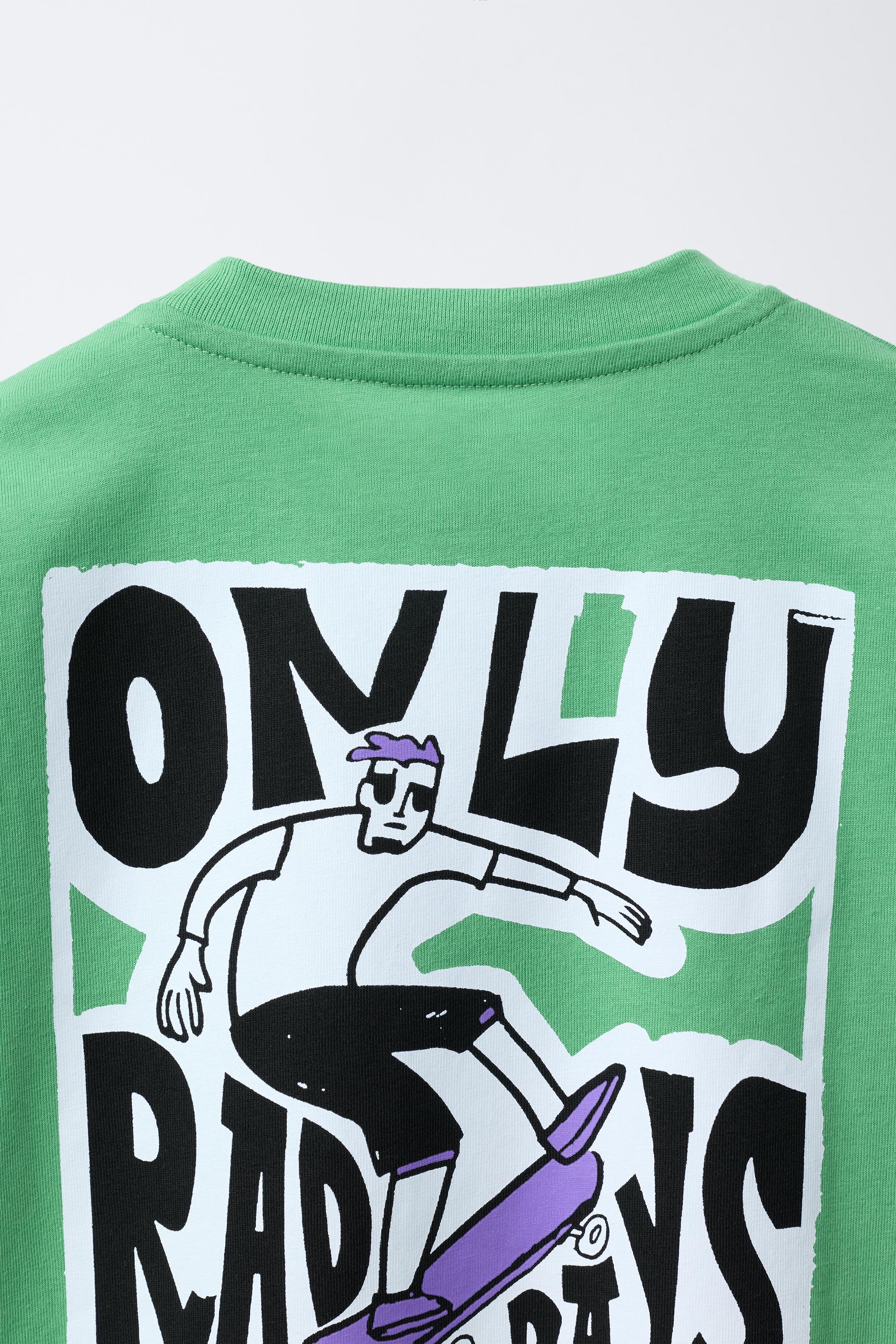 T-SHIRT IMPRIMÉ SKATER