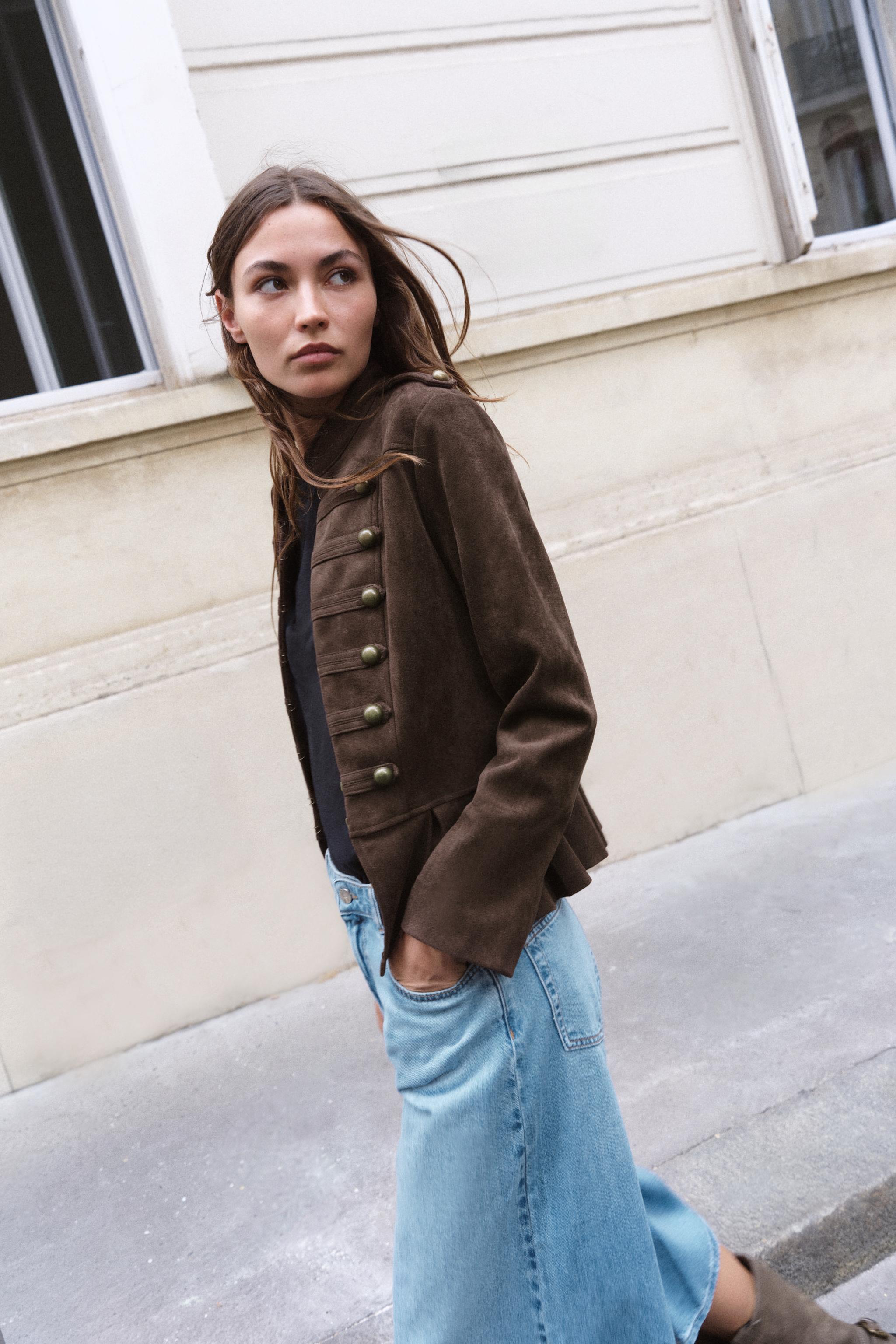 Женские шорты Zara Z1975 LONG DENIM BERMUDA SHORTS — фото 3