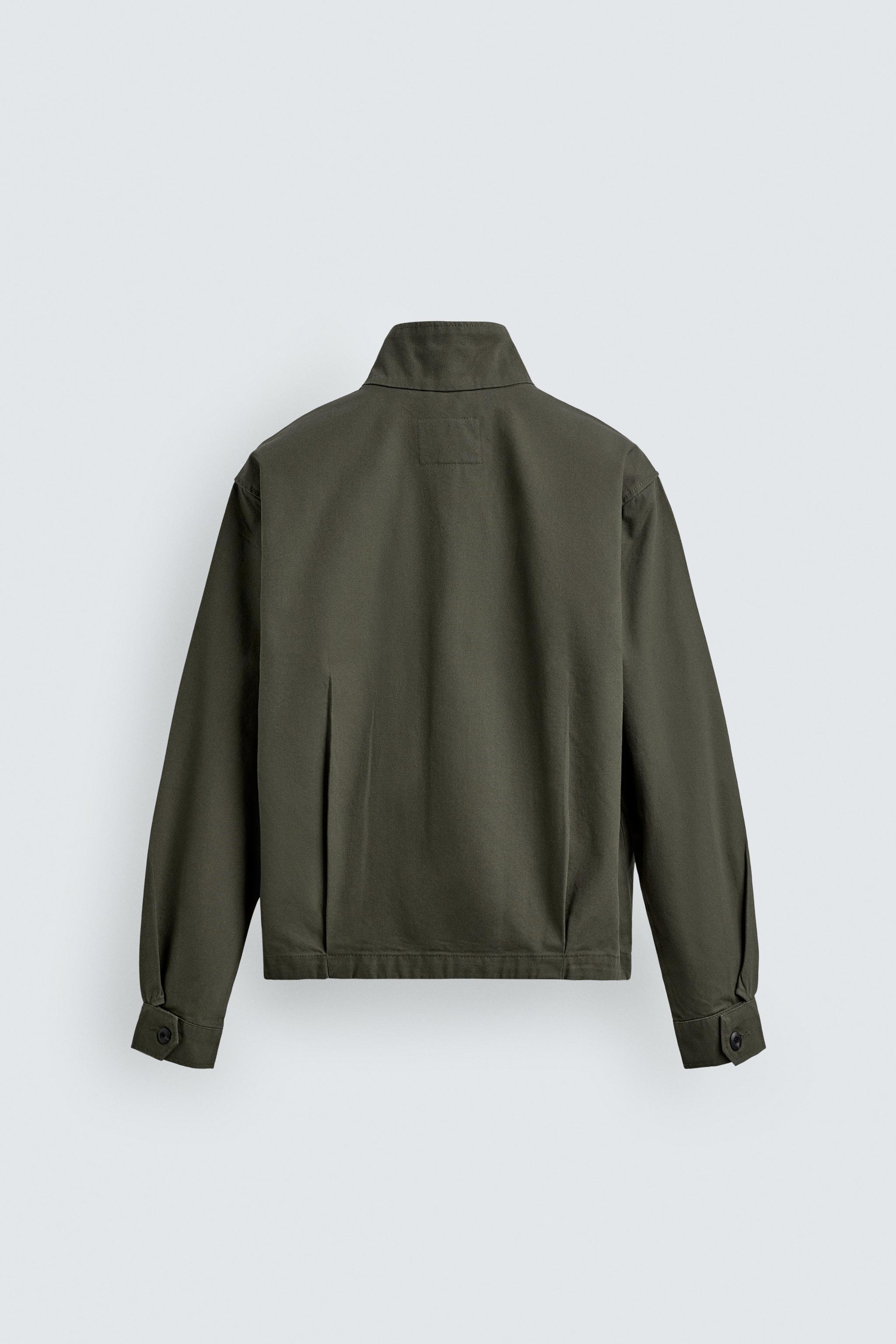 CROPPED FIT ZIPPER JACKET