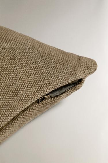 LINEN CUSHION COVER - Green by Zara - Image 5