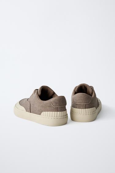 COTTON PLIMSOLLS - Brown by Zara - Image 5