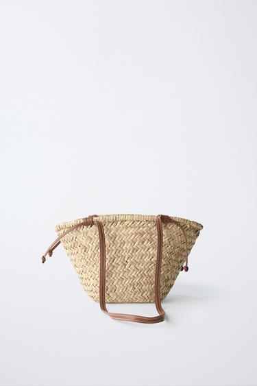 PANIER EFFET RAPHIA MARGUERITES - Blanc écru de Zara - Image 4
