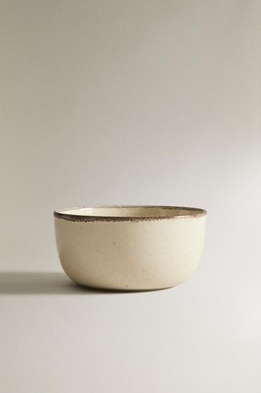 Zaras SKÅL I STENGODS - Ljus naturfärg - Bild 0