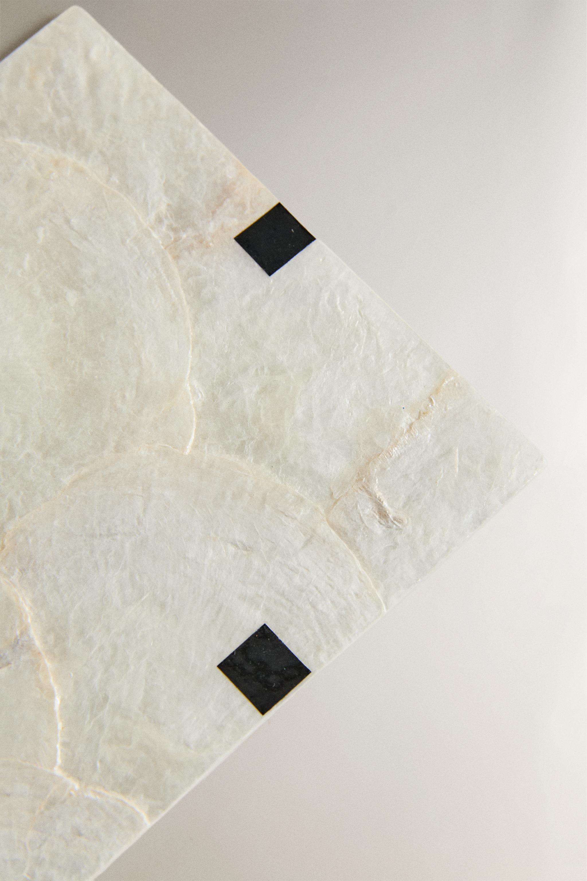 MOTHER-OF-PEARL COASTER PACK (PACK OF 4)
