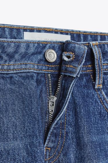 JEAN Z1975 WIDE LEG CEINTURE TAILLE BASSE - Bleu moyen de Zara - Image 2