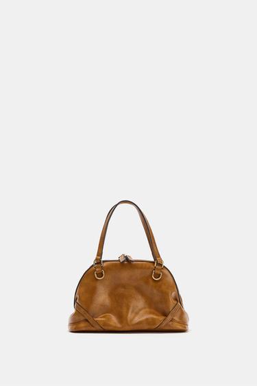 MINI CROSSBODY BAG - Dark tan by Zara