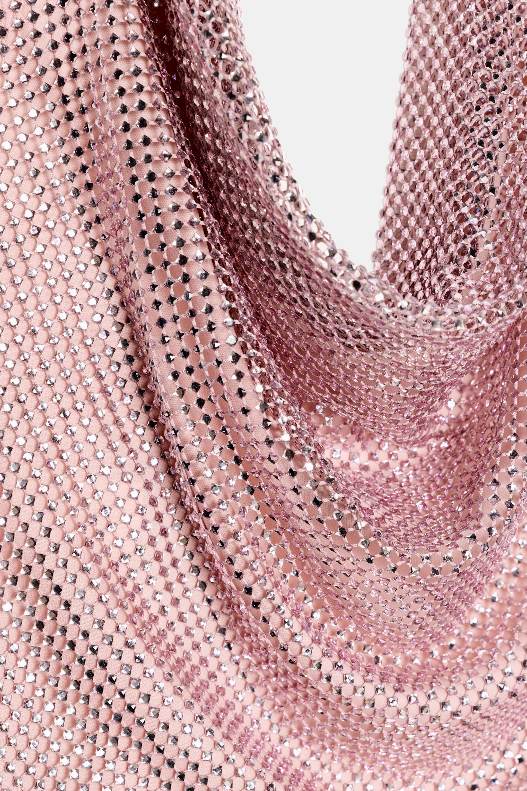 Roza出品 RED HALTER SHINY TOP - Pink | ZARA United States