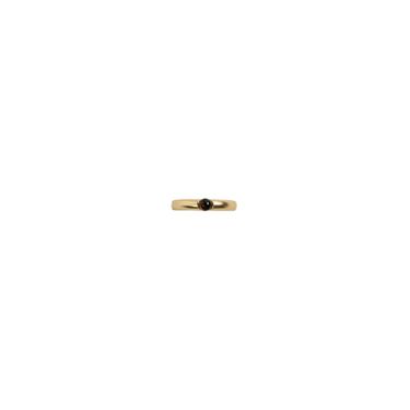 METAL STONE RING - Gold by Zara
