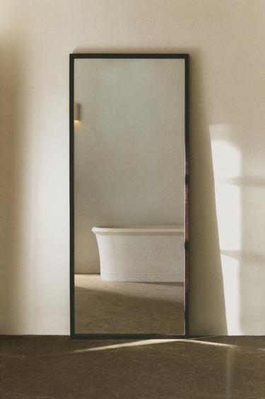 WOODEN FRAME MIRROR - Dark brown by Zara - Image 5
