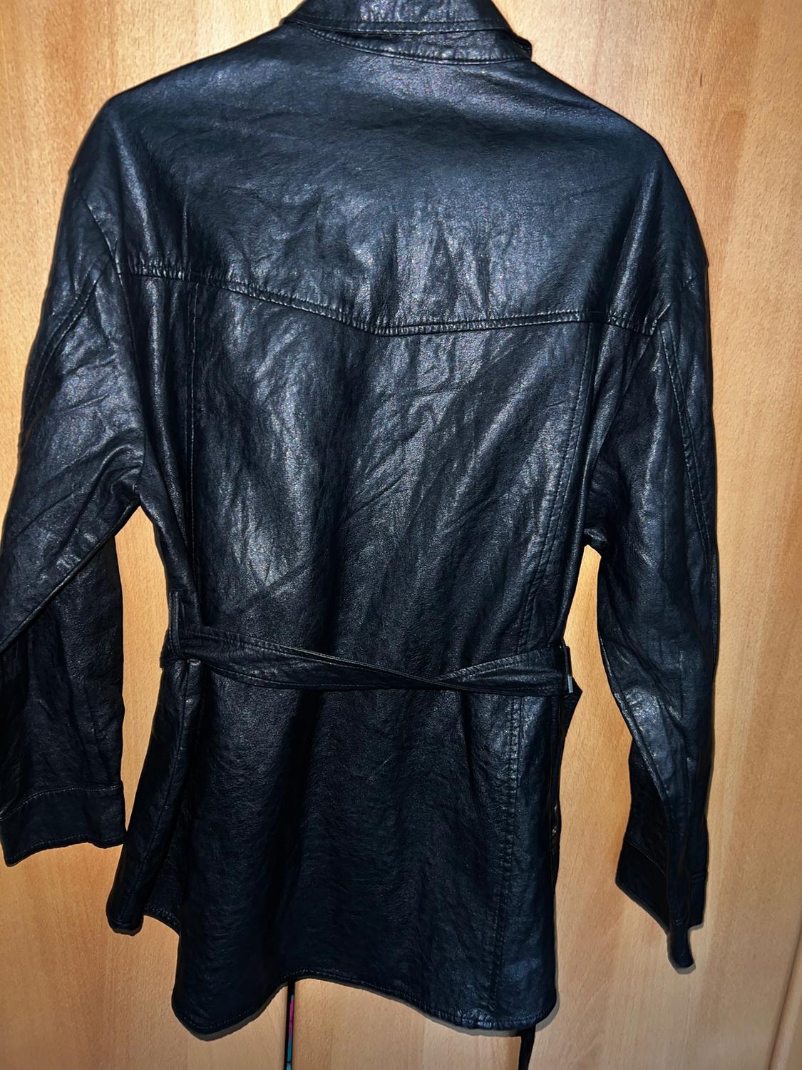 FAUX LEATHER OVERSHIRT - Image 6