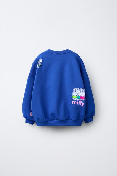 SWEATSHIRT MIT MIFFY™ MERCIS BV © PATCHES - Bläulich von Zara