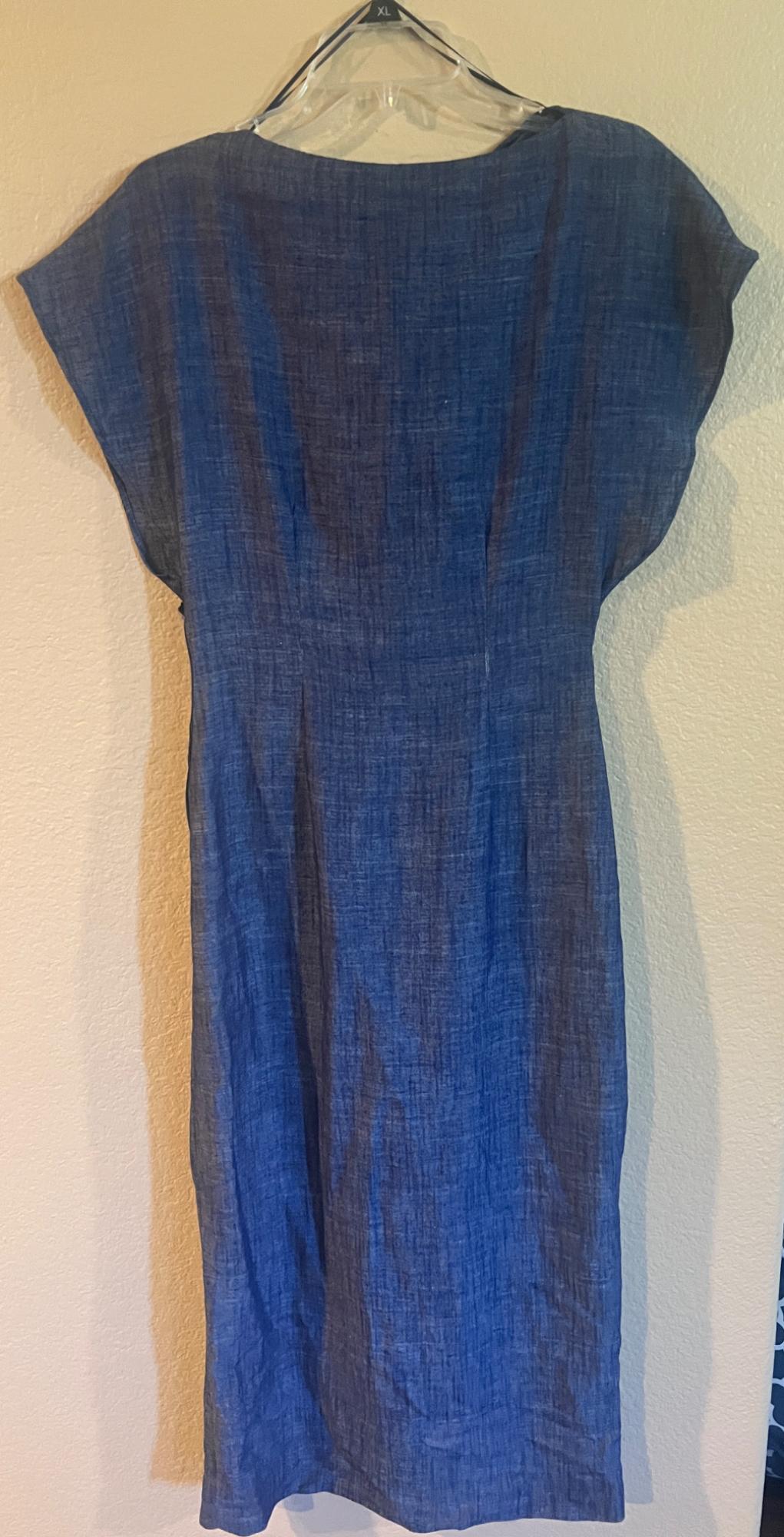 VESTIDO MIDI APLIQUE DORADO - Image 2