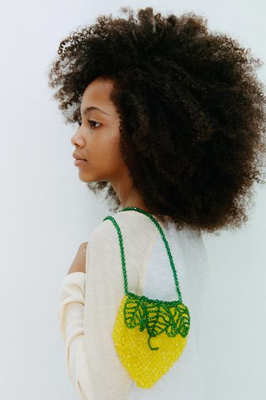 Zara TORBA LIMUN ZA NOŠENJE PREKO RAMENA I TELA – Žuta – Slika 0