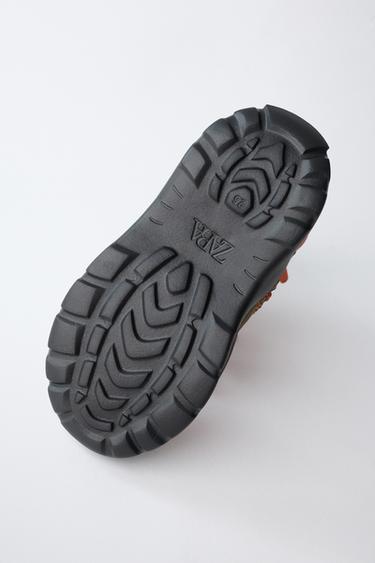 QUILTED WATER-REPELLENT SNOW BOOTS - Orange by Zara - Image 7