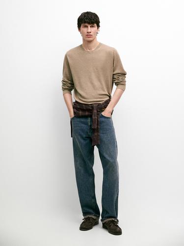 Zara Linen knit crew neck sweater - 799