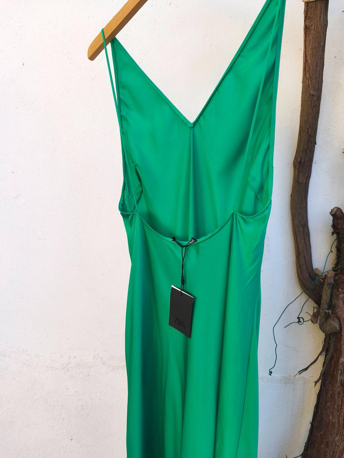SATIN SLIP DRESS - Image 6