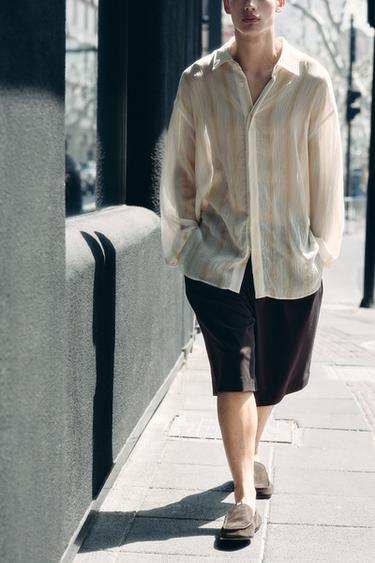 Zara 結飾飄逸襯衫 - 磨白色