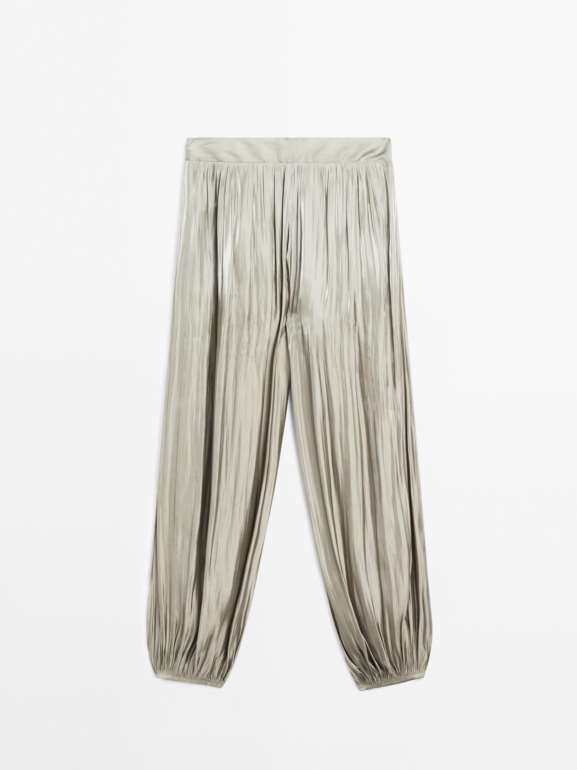 Shiny balloon trousers - STUDIO