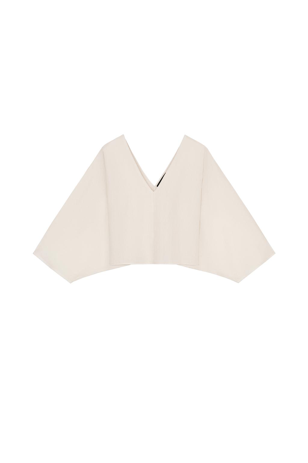 COMBINATION KNIT BLOUSE - image 3