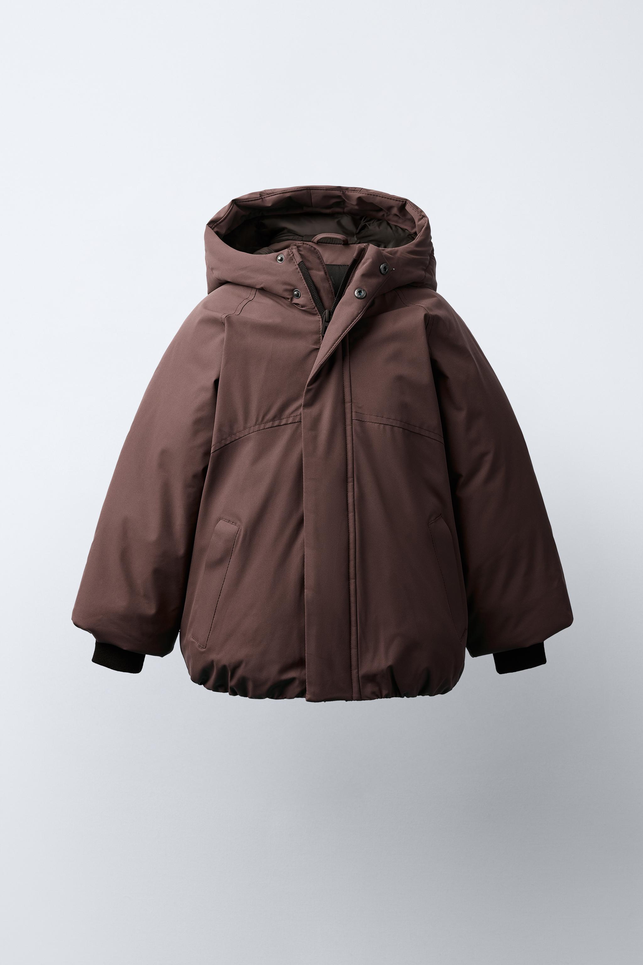 HOODED WATER REPELLENT PUFFER COAT