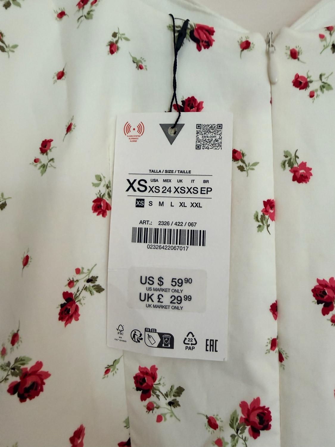 FLORAL PRINT VOLUME DRESS - Image 5