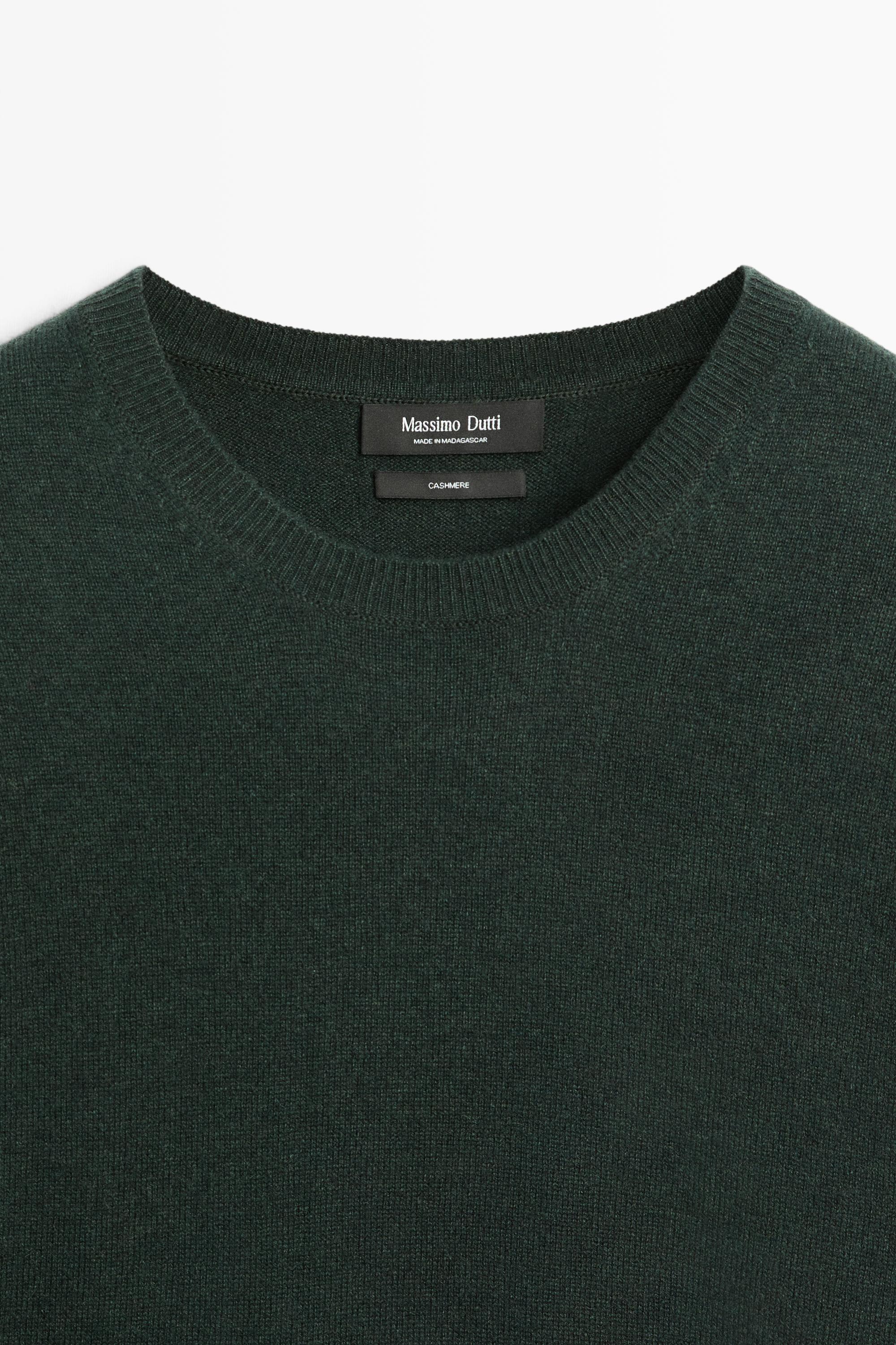 Pull en maille 100 % cachemire à col rond