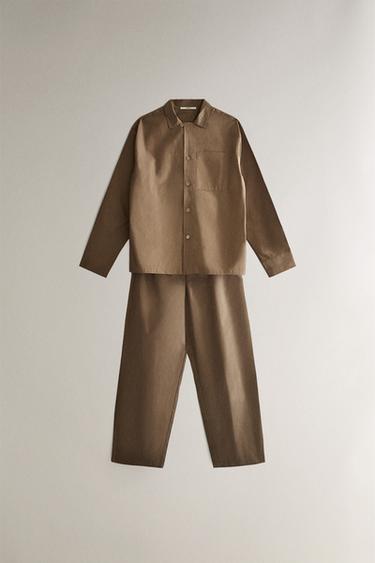 CHECK SHIRT - Brown by Zara - Image 4