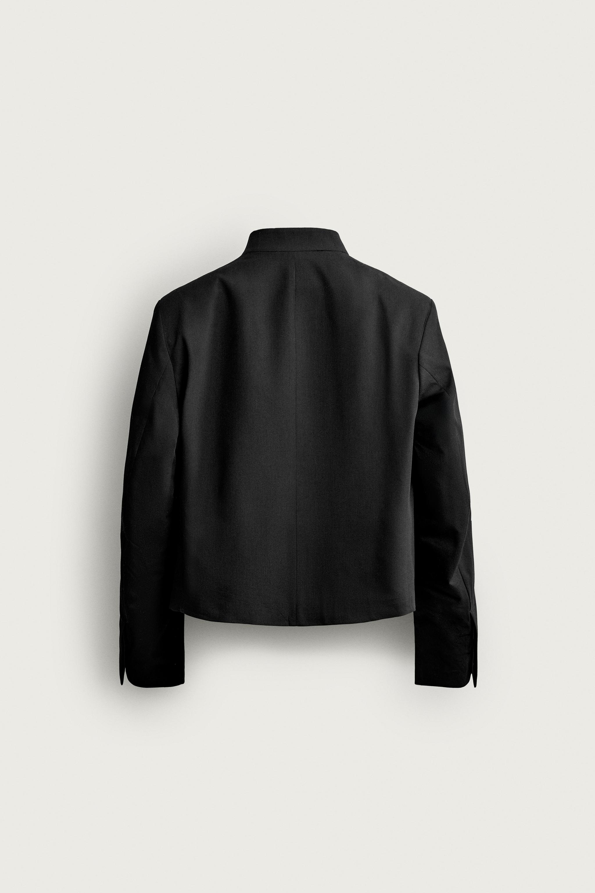 CROPPED FIT POCKET BLAZER