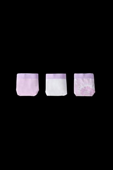 Zara AGES 6-14/ THREE-PACK OF MAUI & SONS ® UNDERWEAR - Mauve - Image 0