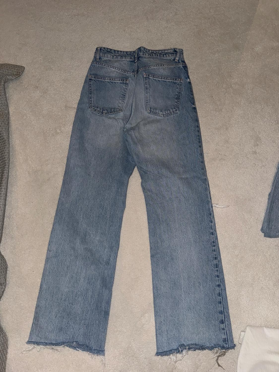 Z1975 STRAIGHT CROPPED RIPPED JEANS - Image 2