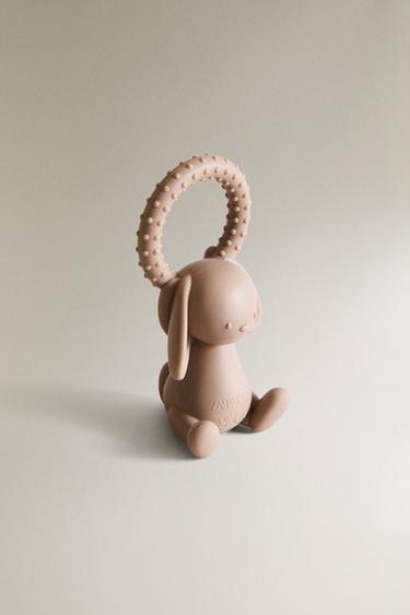 ANNEAU DE DENTITION BÉBÉ SILICONE LAPIN - Marron de Zara - Image 1