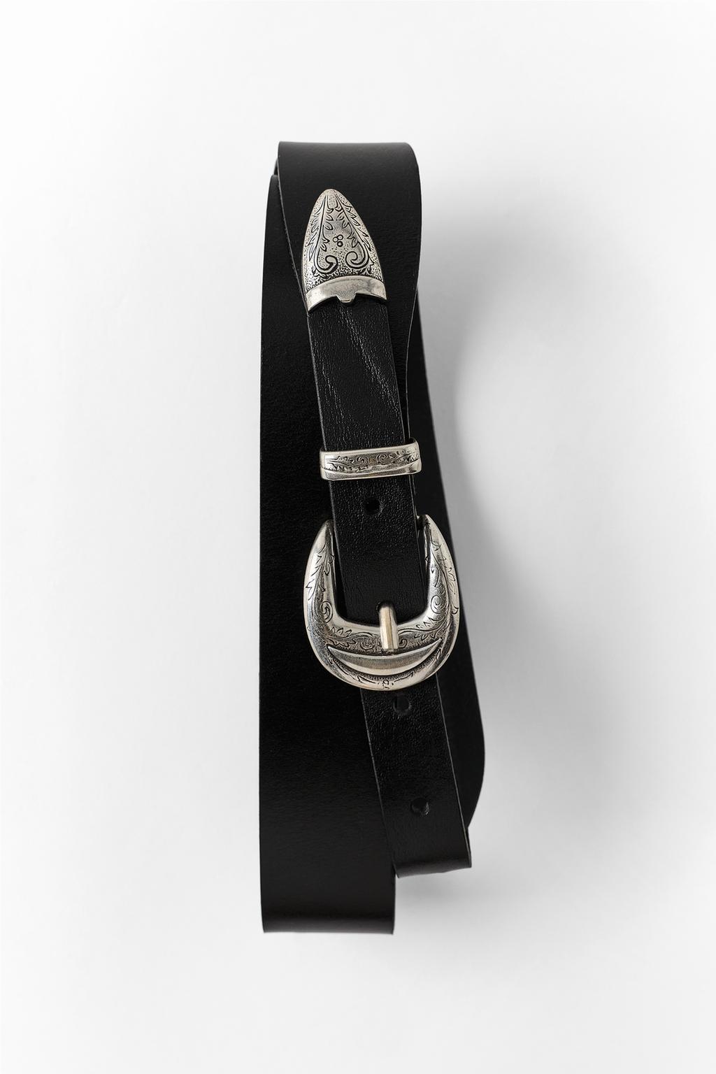 COWBOY BELT IN 100% LEATHER