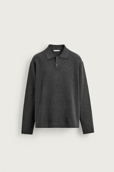 POLO PUNTO SOFT - Gris antracita de Zara