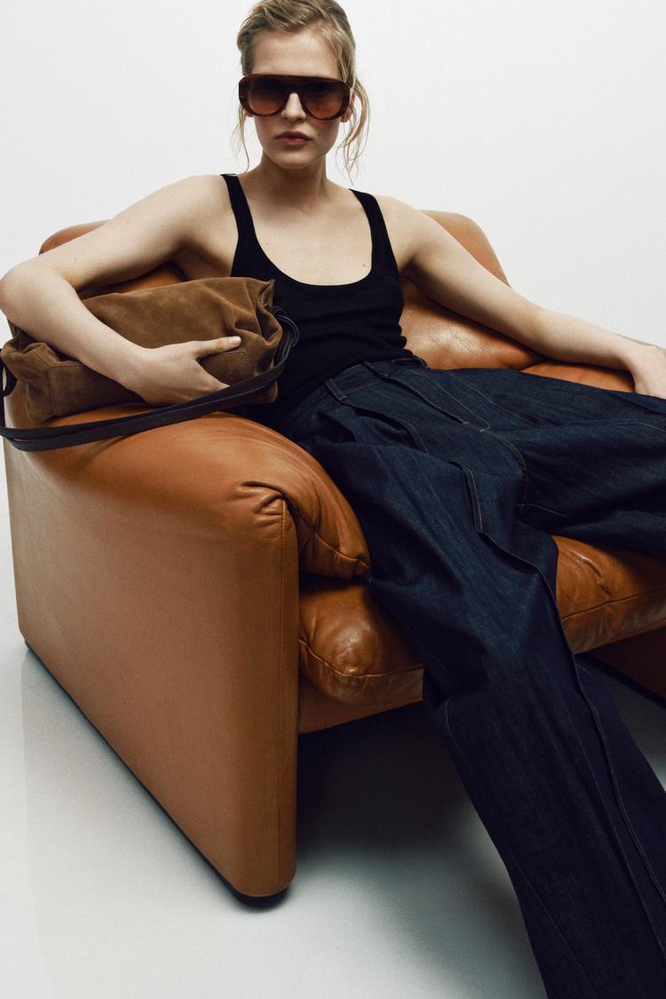 UZUN DERİ EL ÇANTASI