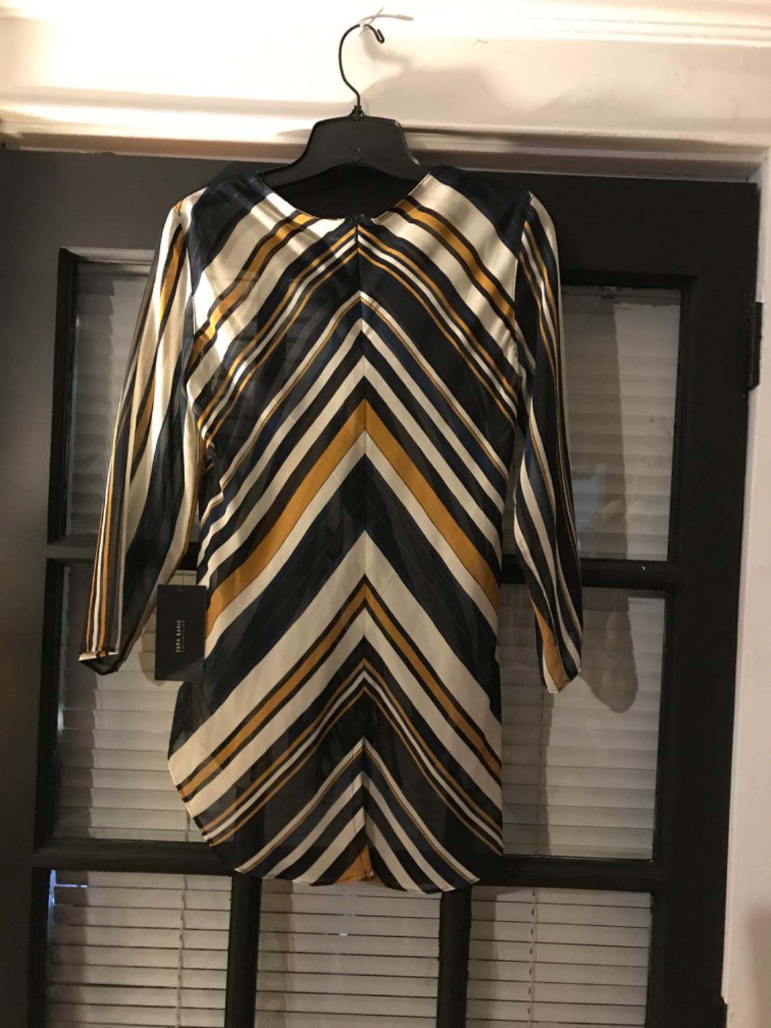 SHEER STRIPED BLOUSE - Image 3