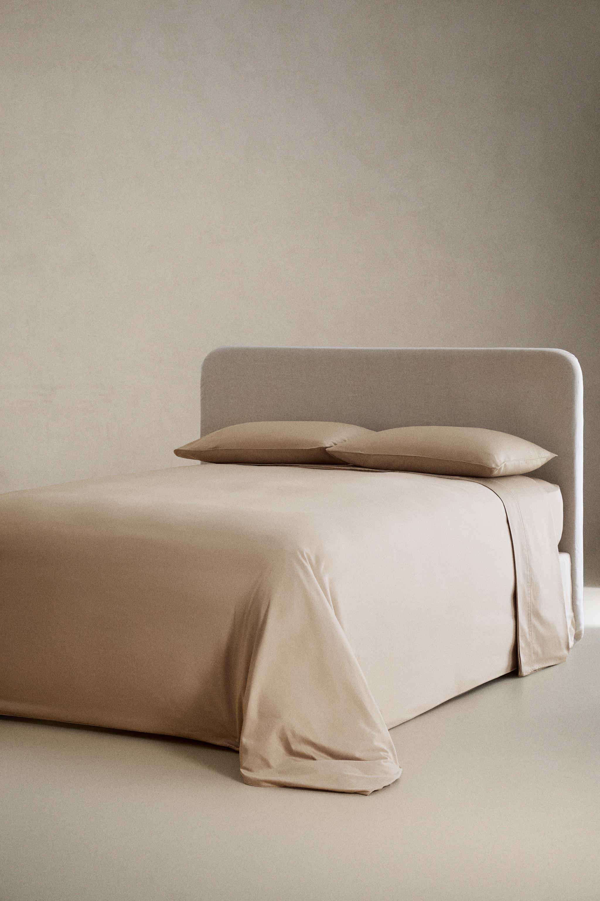 SATEEN FITTED SHEET | 15.7" THICK (500 THREAD COUNT) — Taupe grey