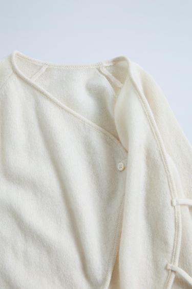 COMBINAISON 100 % CACHEMIRE - Écru de Zara - Image 2