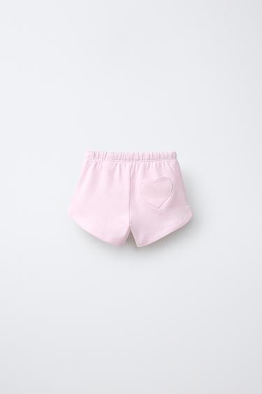 SHORT POCHE CŒUR - Rose de Zara - Image 1