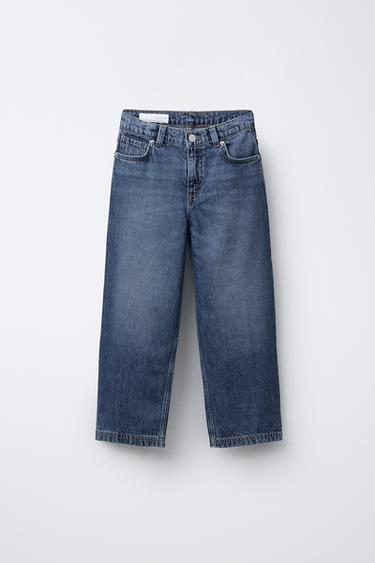 RELAXED BAGGY JEANS - Middenblauw van Zara
