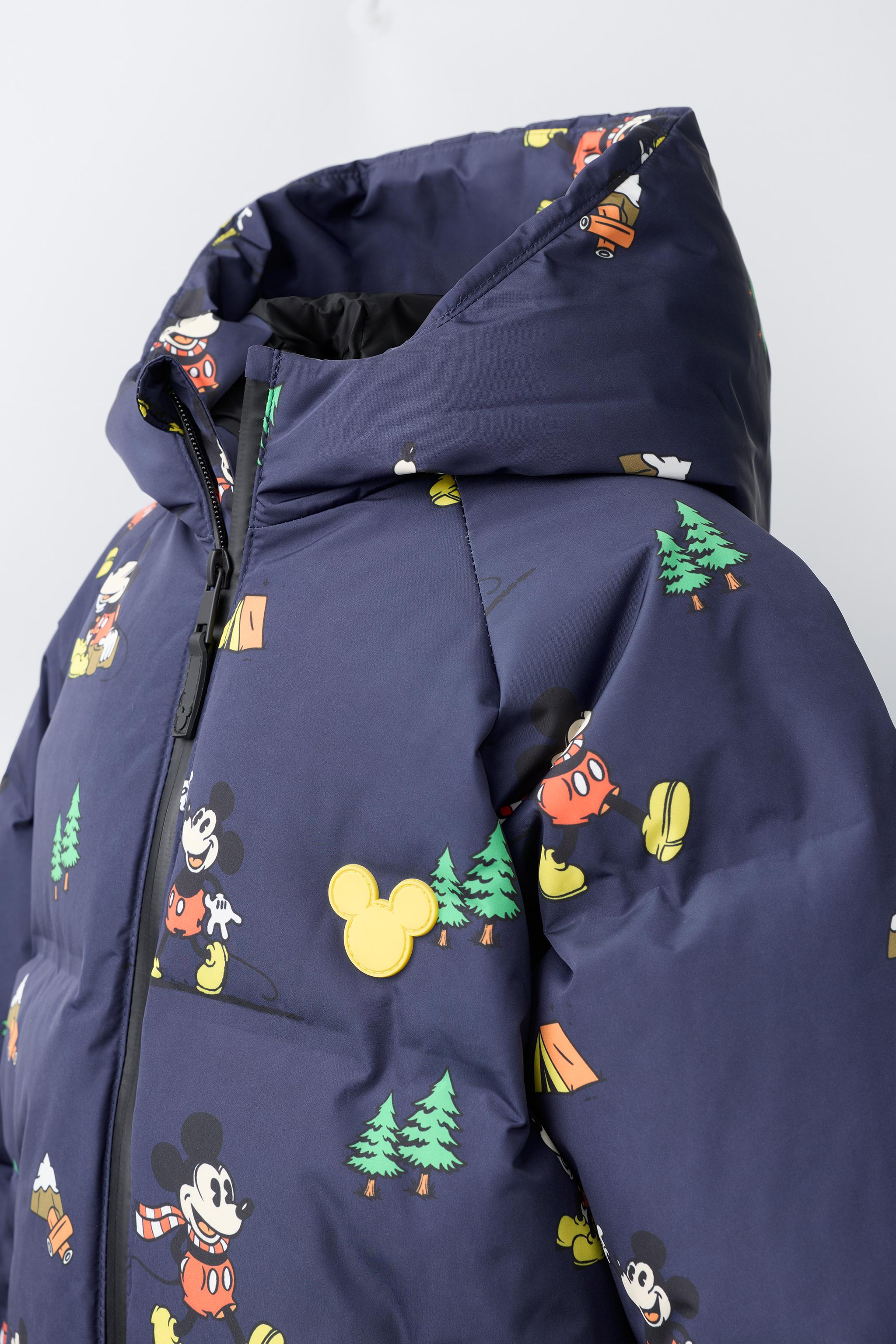 MICKEY MOUSE © DISNEY 50% FEATHER AND DOWN WATER REPELLENT HOODIE PUFFER