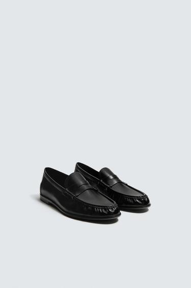 MOCASÍN VESTIR ANTIFAZ - Negro de Zara