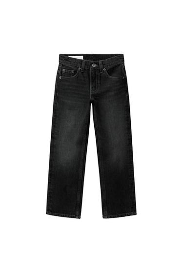 STRAIGHT LEG JEANS — Black 1