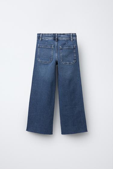 JEAN MARINE À ÉTOILES BRODÉES - Bleu de Zara - Image 1