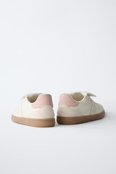 TENNIS À RABAT ET PIÈCES - Blanc de Zara - Image 5