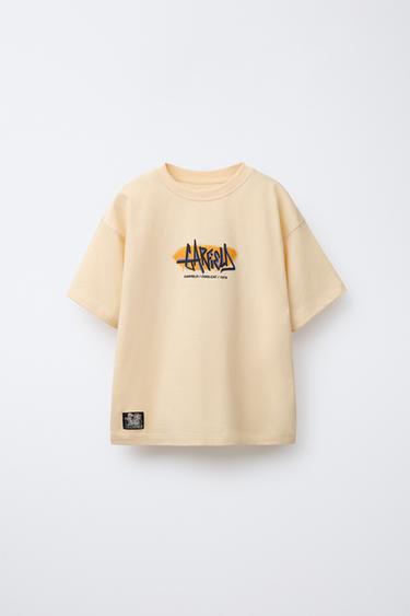 GARFIELD © PAWS INC PRINT T-SHIRT - Tangerine by Zara