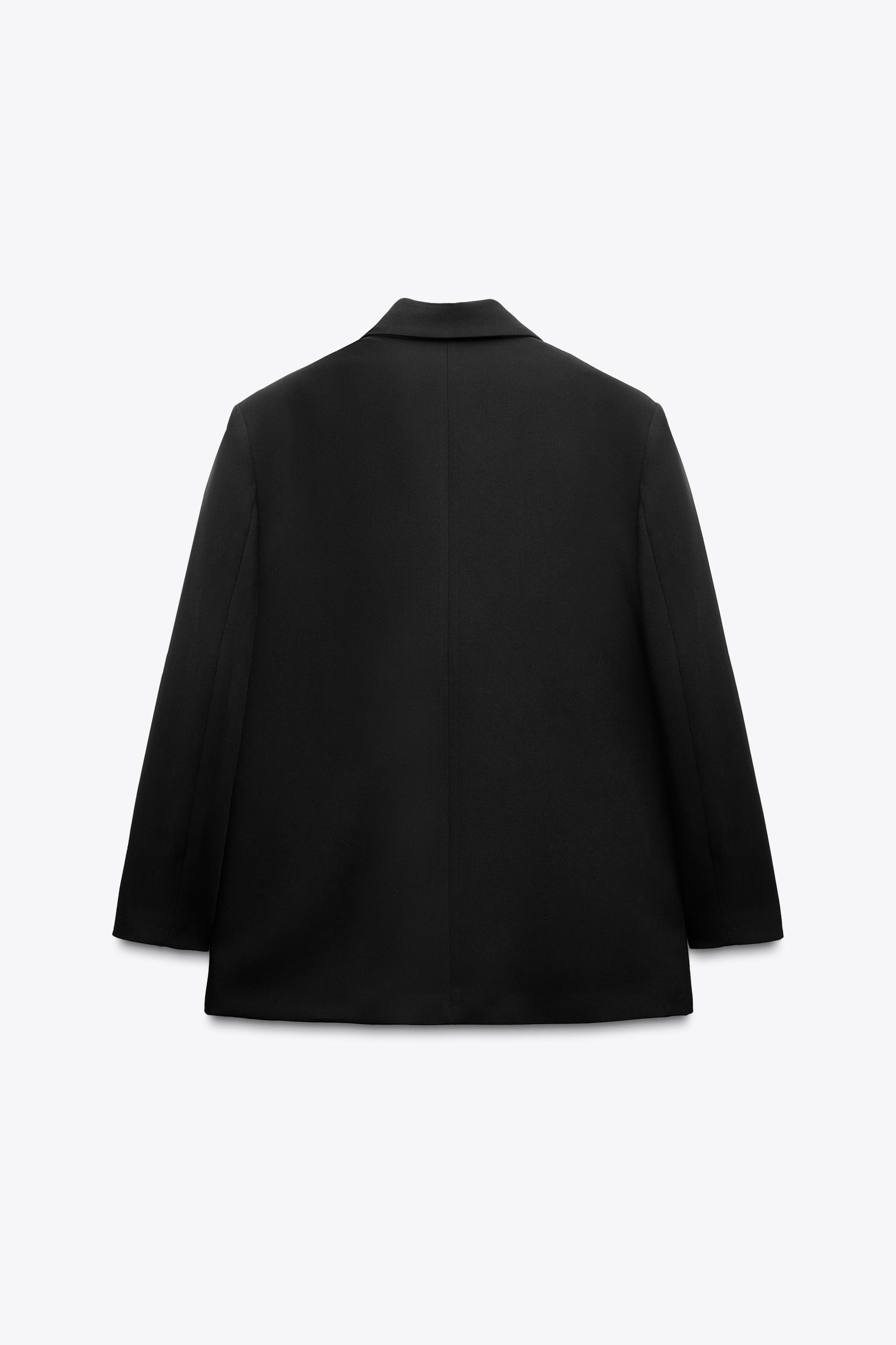 新品タグ付き⭐︎ZARA ダブルブレスト オーバーサイズブレザー XS-S ZARA】ダブルブレスト仕様オーバーサイズブレザー (ZARA