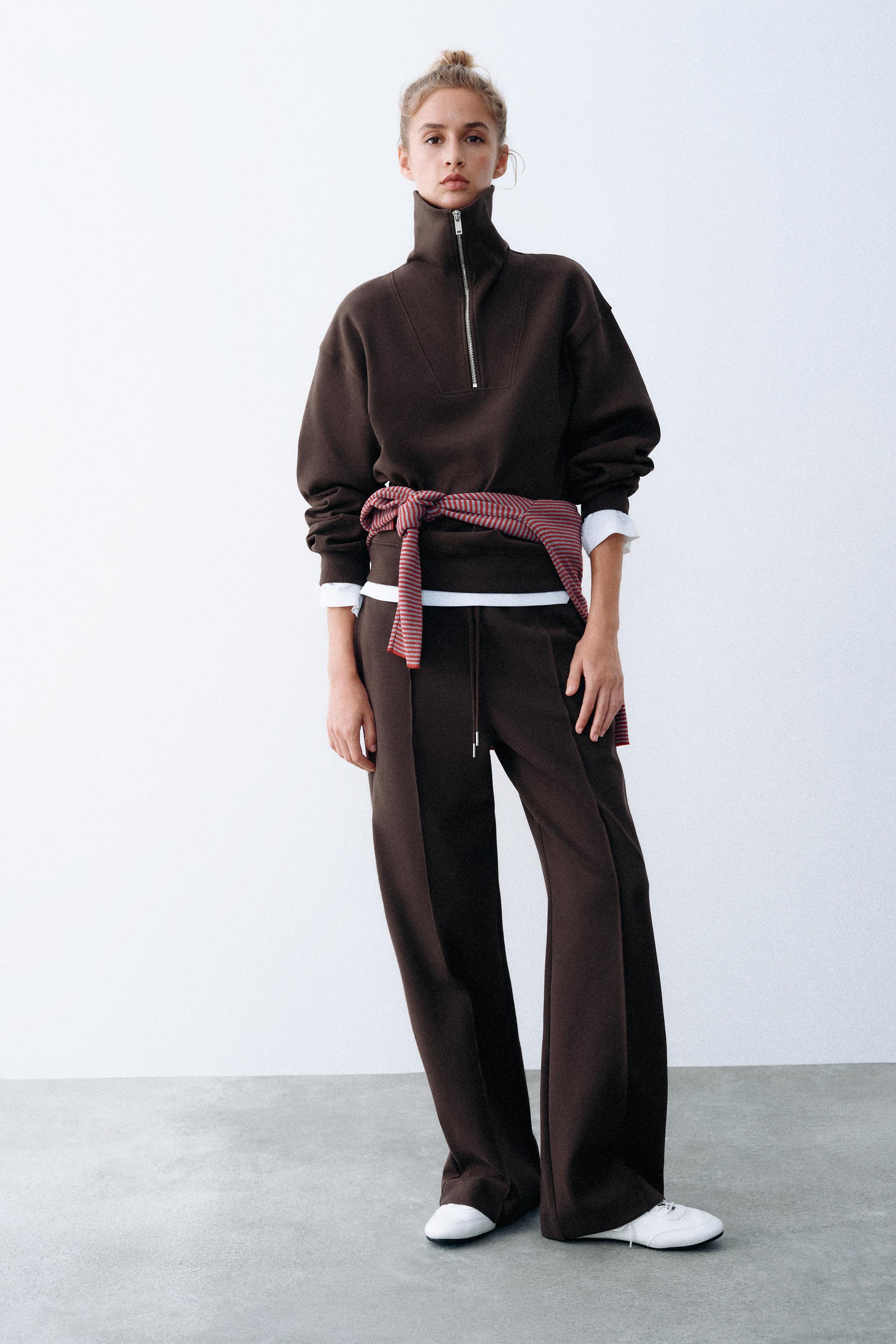 INTERLOCK ZIP-UP SWEATSHIRT