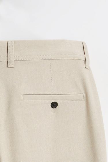 PANTALON À TEXTURE CONFORT - Beige de Zara - Image 7