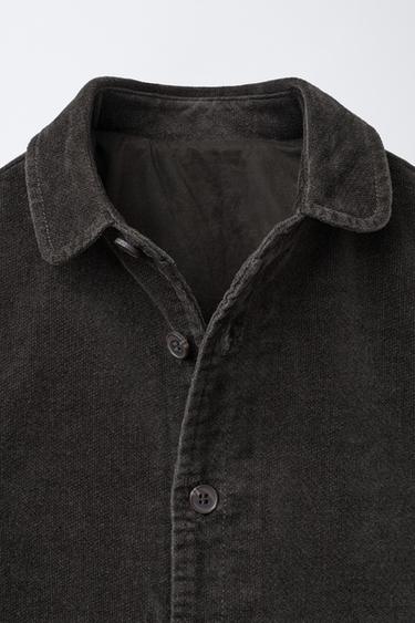 SOBRECAMISA SOFT TOUCH - Verde de Zara