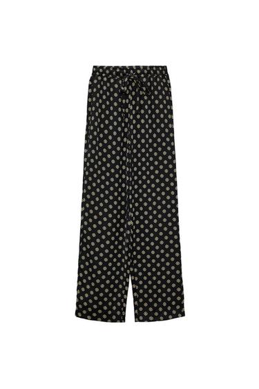 PRINTED PYJAMA-STYLE TROUSERS